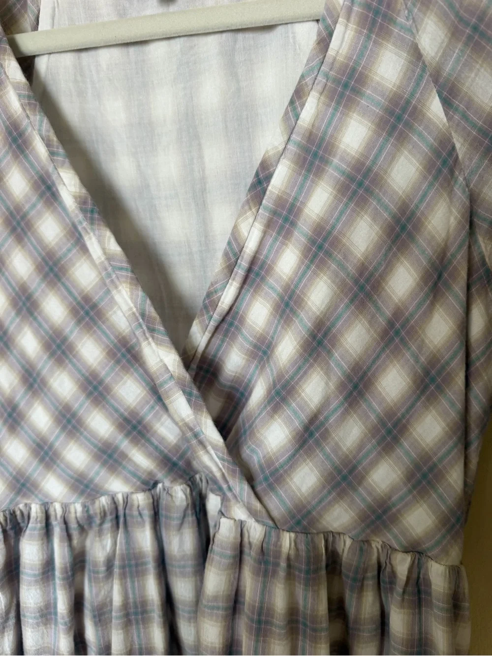 Madewell Marianna Puff-Sleeve Midi Dress In Plaid - Picture 5 of 13